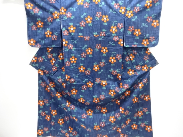 Japanese Kimono / Tsumugi Omeshi Silk